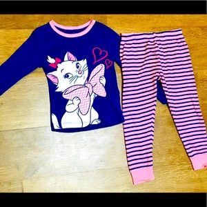 Aristocrats Marie Toddler Girl Long Sleeve Pajama Set Size 3